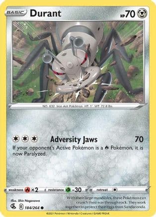 Durant — SWSH08: Fusion Strike Pokémon TCG card by Shin Nagasawa