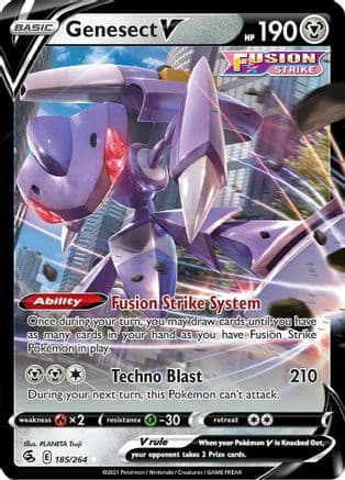 Genesect V — SWSH08: Fusion Strike Pokémon TCG card by PLANETA Tsuji