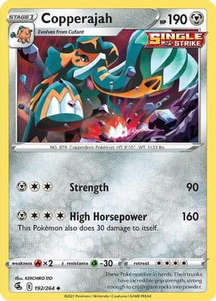 Copperajah — SWSH08: Fusion Strike Pokémon TCG card by KEIICHIRO ITO