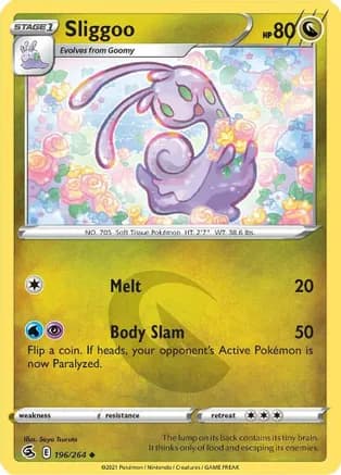 Sliggoo — SWSH08: Fusion Strike Pokémon TCG card by Saya Tsuruta