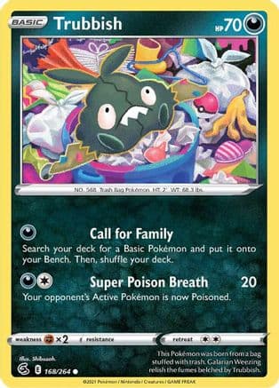 Trubbish — SWSH08: Fusion Strike Pokémon TCG card by Shibuzoh.