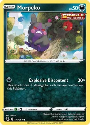 Morpeko (179) — SWSH08: Fusion Strike