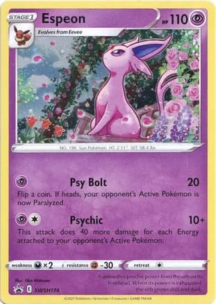 Espeon - SWSH174 — SWSH: Sword & Shield Promo Cards