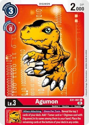 Agumon — Classic Collection Digimon Card Game card by Akiyoshi Hongo, Toei Animation