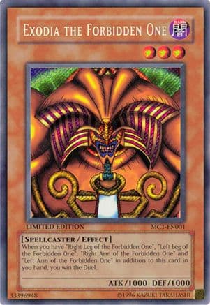 Exodia the Forbidden One — Yu-Gi-Oh! card