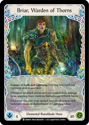 Briar, Warden of Thorns - HER044 — Flesh and Blood: Promo Cards