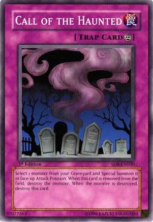 Call of the Haunted — Structure Deck: Lord of the Storm Yu-Gi-Oh! card by KAZUKI TAKAHASHI