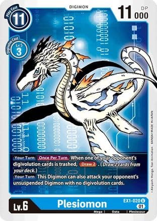 Plesiomon — Classic Collection Digimon Card Game card by Akiyoshi Hongo, Toei Animation