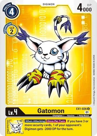 Gatomon — Classic Collection Digimon Card Game card by Akiyoshi Hongo, Toei Animation