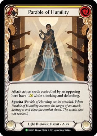 Parable of Humility - FAB025 — Flesh and Blood: Promo Cards Flesh and Blood card by Eleonor Piteira