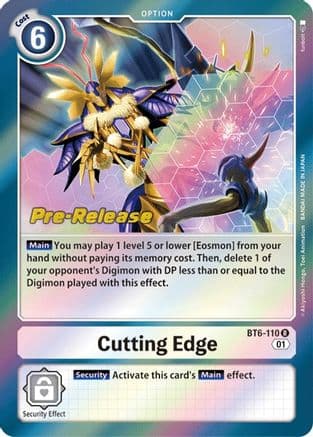 Cutting Edge — Double Diamond Pre-Release Cards
