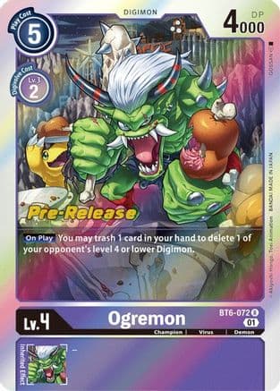 Ogremon — Double Diamond Pre-Release Cards