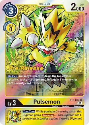 Pulsemon — Double Diamond Pre-Release Cards