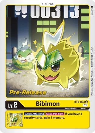 Bibimon — Double Diamond Pre-Release Cards
