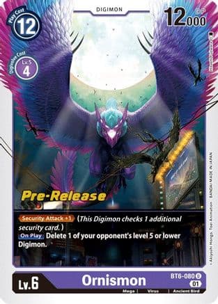 Ornismon — Double Diamond Pre-Release Cards