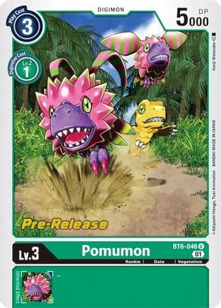 Pomumon — Double Diamond Pre-Release Cards