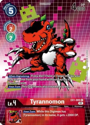 Tyrannomon (Alternate Art) — Classic Collection
