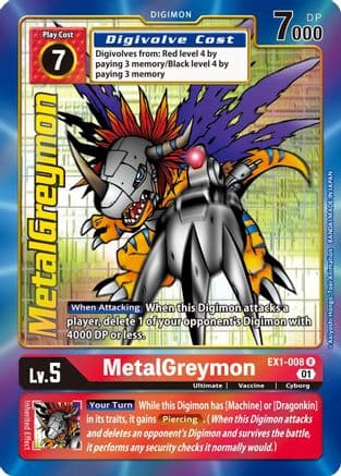 MetalGreymon (Alternate Art) — Classic Collection