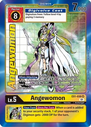 Angewomon (Alternate Art) — Classic Collection Digimon Card Game card by Akiyoshi Hongo, Toei Animation