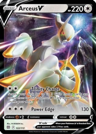 Arceus V — SWSH09: Brilliant Stars Pokémon TCG card by N-DESIGN Inc.