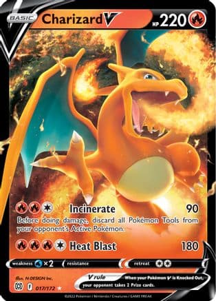 Charizard V — SWSH09: Brilliant Stars Pokémon TCG card by N-DESIGN Inc.