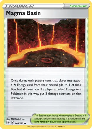 Magma Basin — SWSH09: Brilliant Stars