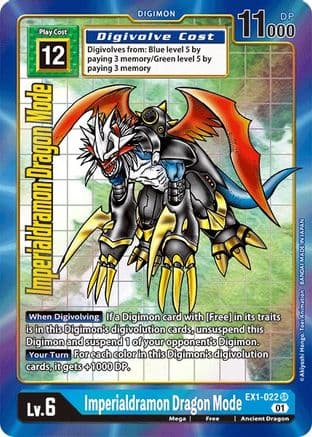 Imperialdramon Dragon Mode (Alternate Art) — Classic Collection