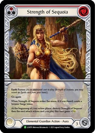Strength of Sequoia (Red) - LGS078 — Flesh and Blood: Promo Cards