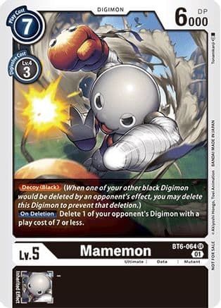 Mamemon — Revision Pack Cards Digimon Card Game card by Tonamikanji