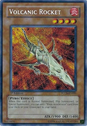 Volcanic Rocket — Force of the Breaker Yu-Gi-Oh! card by KAZUKI TAKAHASHI