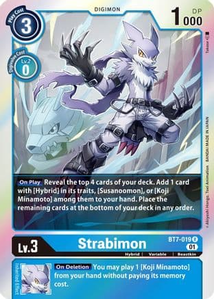 Strabimon — Next Adventure Digimon Card Game card by Takase