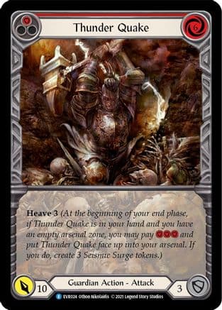 Thunder Quake (Red) (Extended Art) — Everfest