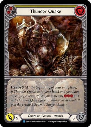 Thunder Quake (Yellow) (Extended Art) — Everfest