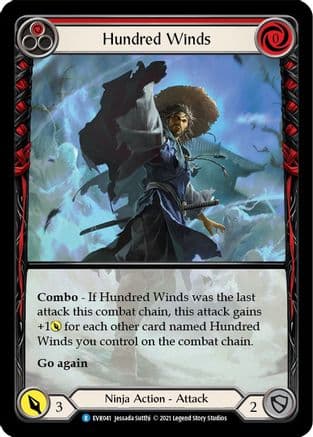 Hundred Winds (Red) (Extended Art) — Everfest
