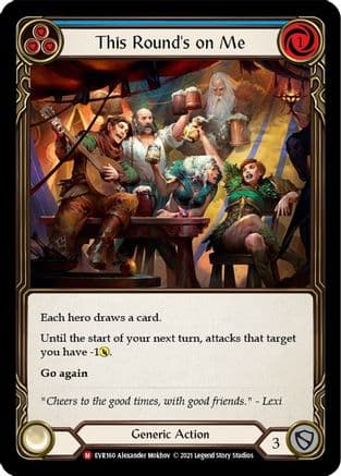 This Round's on Me — Everfest Flesh and Blood card by Alexander Mokhov