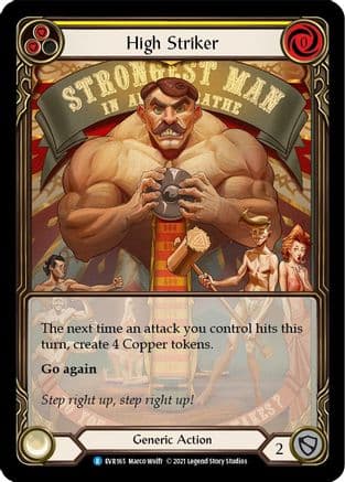 High Striker (Yellow) (Extended Art) — Everfest