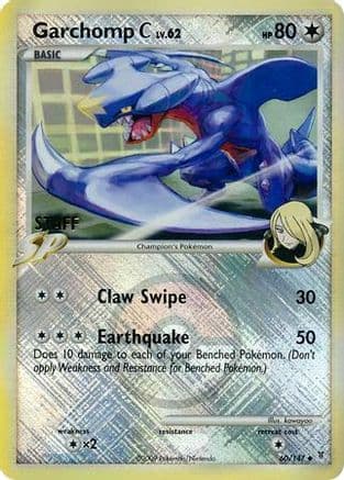 Garchomp C - 60/147 (League Promo) [Staff] — League & Championship Cards