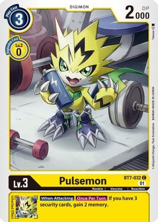 Pulsemon — Next Adventure Digimon Card Game card by Takase