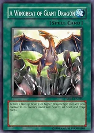A Wingbeat of Giant Dragon — Structure Deck: Rise of the Dragon Lords