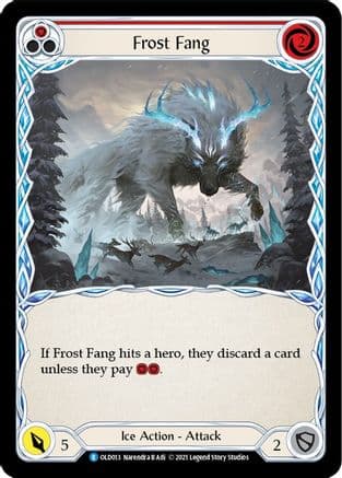 Frost Fang (Red) — Flesh and Blood card