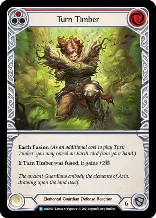 Turn Timber (Red) — Blitz Deck: Tales of Aria - Oldhim Flesh and Blood card by Ramza Ardyputra