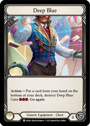 Deep Blue — Blitz Deck: Tales of Aria - Lexi Flesh and Blood card by Olga Krivolapova