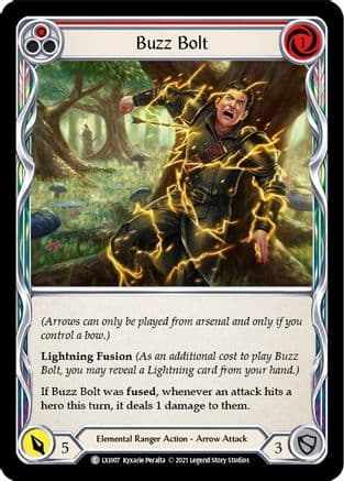 Buzz Bolt (Red) — Blitz Deck: Tales of Aria - Lexi Flesh and Blood card by Kykarie Peralta