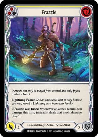 Frazzle (Yellow) — Blitz Deck: Tales of Aria - Lexi Flesh and Blood card by Marco Wulff