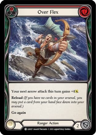 Over Flex (Red) — Blitz Deck: Tales of Aria - Lexi Flesh and Blood card by Isordi Therlanto