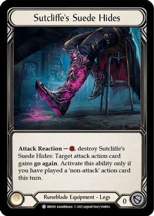 Sutcliffe's Suede Hides — Blitz Deck: Tales of Aria - Briar Flesh and Blood card by Kanadekana