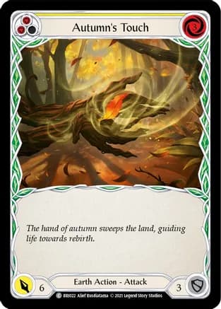 Autumn's Touch (Yellow) — Blitz Deck: Tales of Aria - Briar