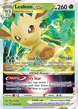 Leafeon VSTAR - SWSH195 — SWSH: Sword & Shield Promo Cards
