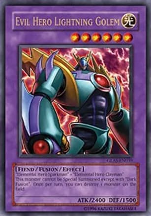 Evil Hero Lightning Golem — Gladiator's Assault