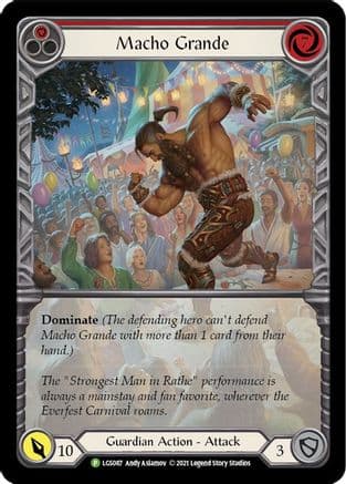 Macho Grande (Red) - LGS087 — Flesh and Blood: Promo Cards
